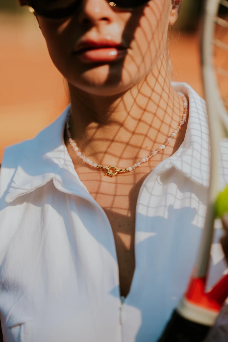 ZILIA Ashley Crystal Strieborná 935 Náhrdelník