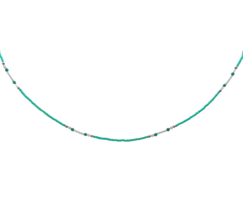 ZILIA Mint Strieborný náhrdelník