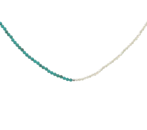 ZILIA Turquoise Mist Strieborný náhrdelník