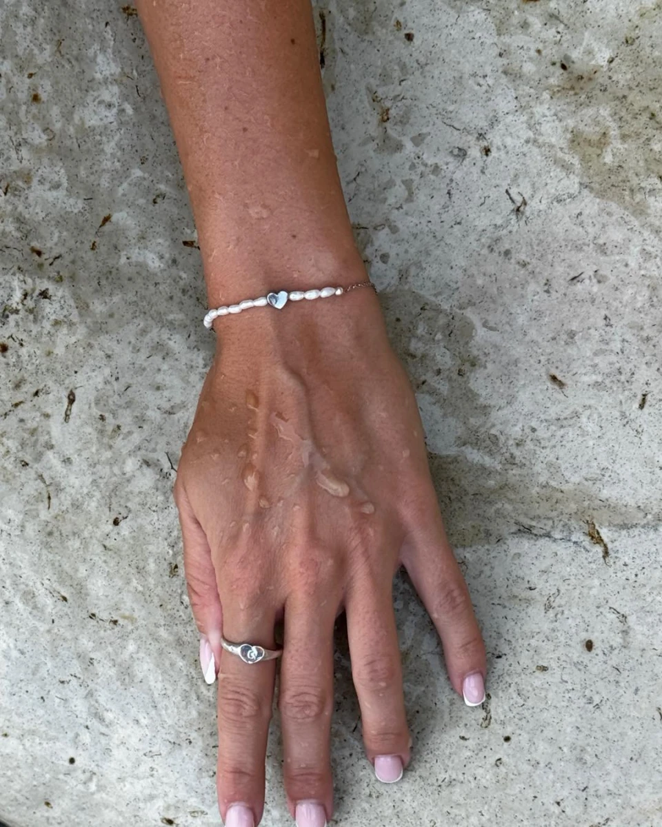 ZILIA Grace Heart Strieborný náramok