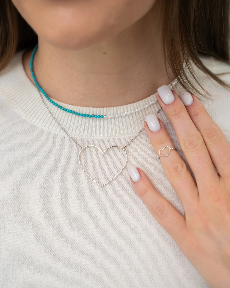 ZILIA Turquoise Mist Strieborný náhrdelník