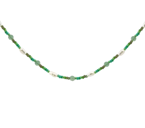 ZILIA Verona Pearl Mineral Strieborný náhrdelník