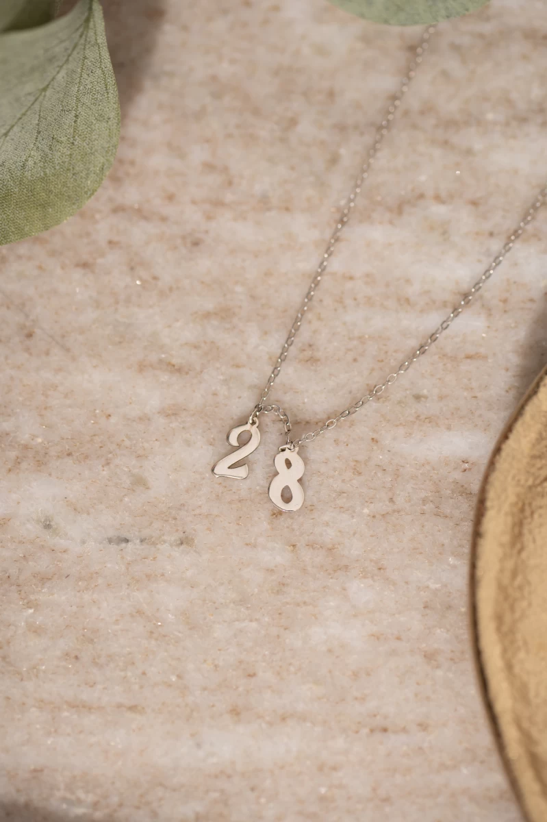 ZILIA Numbers Strieborný náhrdelník