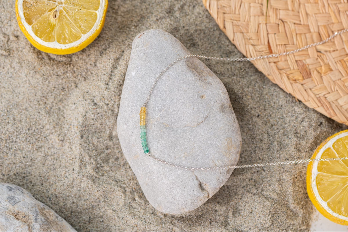 ZILIA Rayfield Sapphire Emerald Zlatý náramok