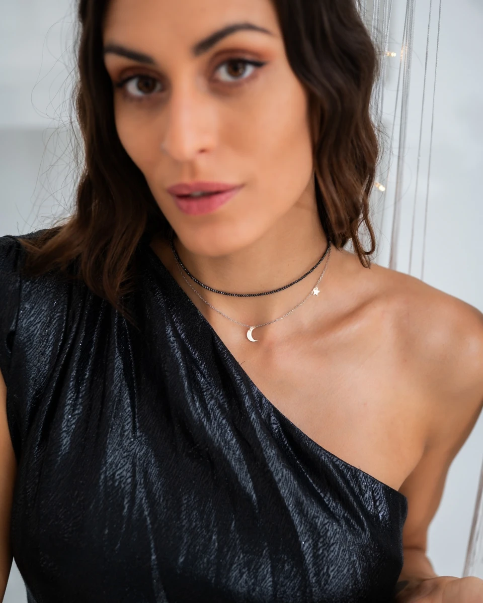 ZILIA Moon Strieborný náhrdelník