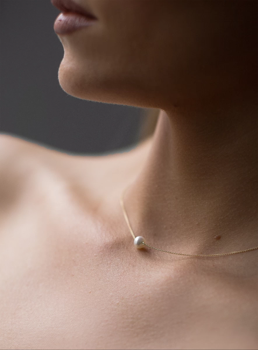 ZILIA Pearl Strieborný náhrdelník