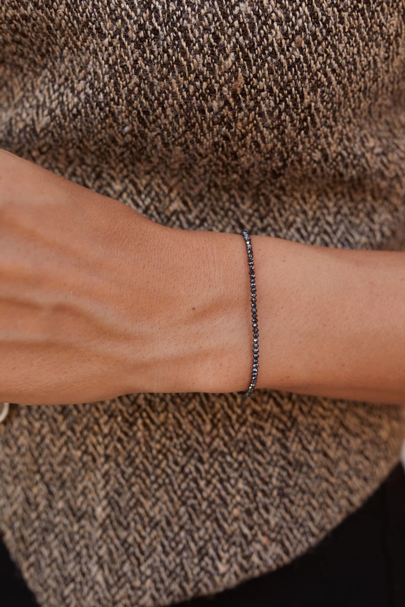 ZILIA Rayfield Black Diamonds Strieborný náramok