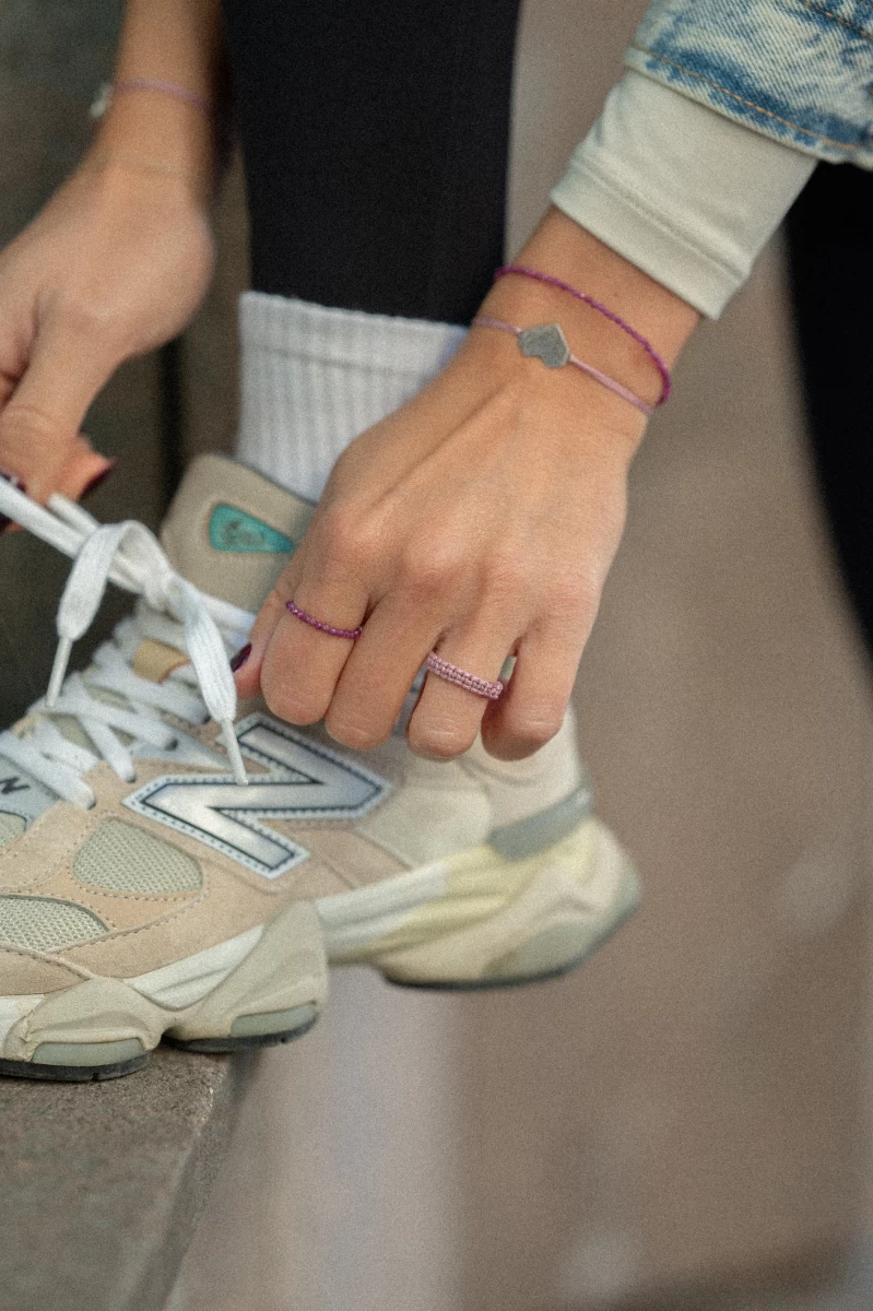 Strieborný náramok 925 s rubínom elegantný šperk