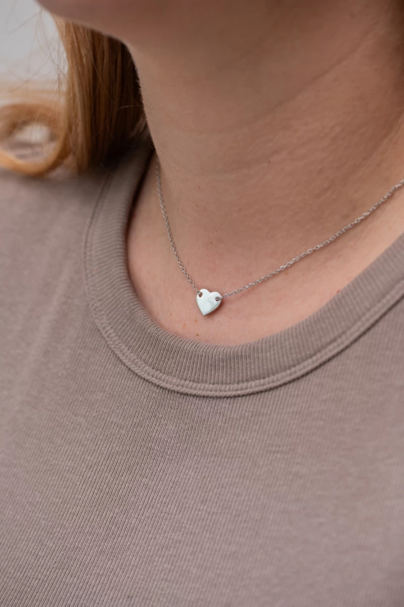 ZILIA Heart Strieborný náhrdelník