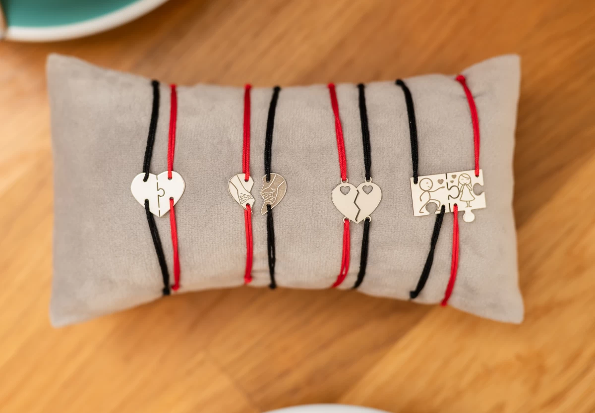 Zlatá 14K Couple Náramok ZILIA I Promise