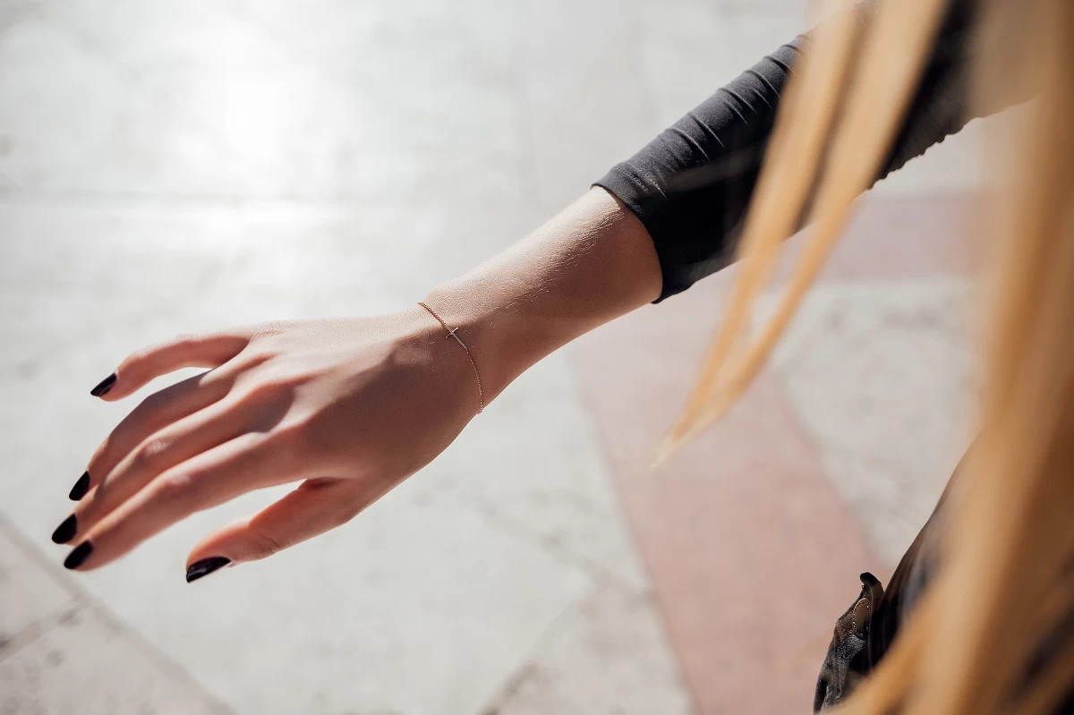 ZILIA Cross Strieborný náramok