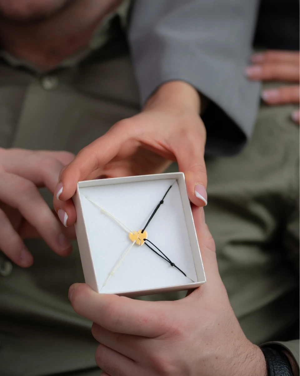 Strieborný náramok lásky pre páry