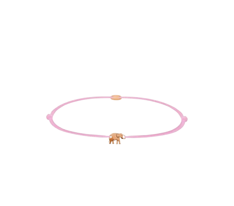 ZILIA Baby Elephant Zlatá 14K Thread Náramok