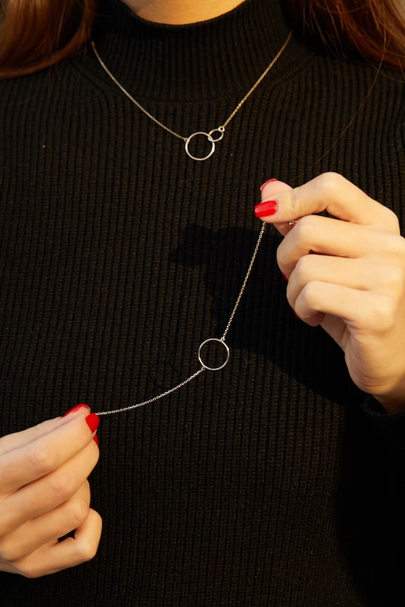 ZILIA Contour Circle Zlatý náramok