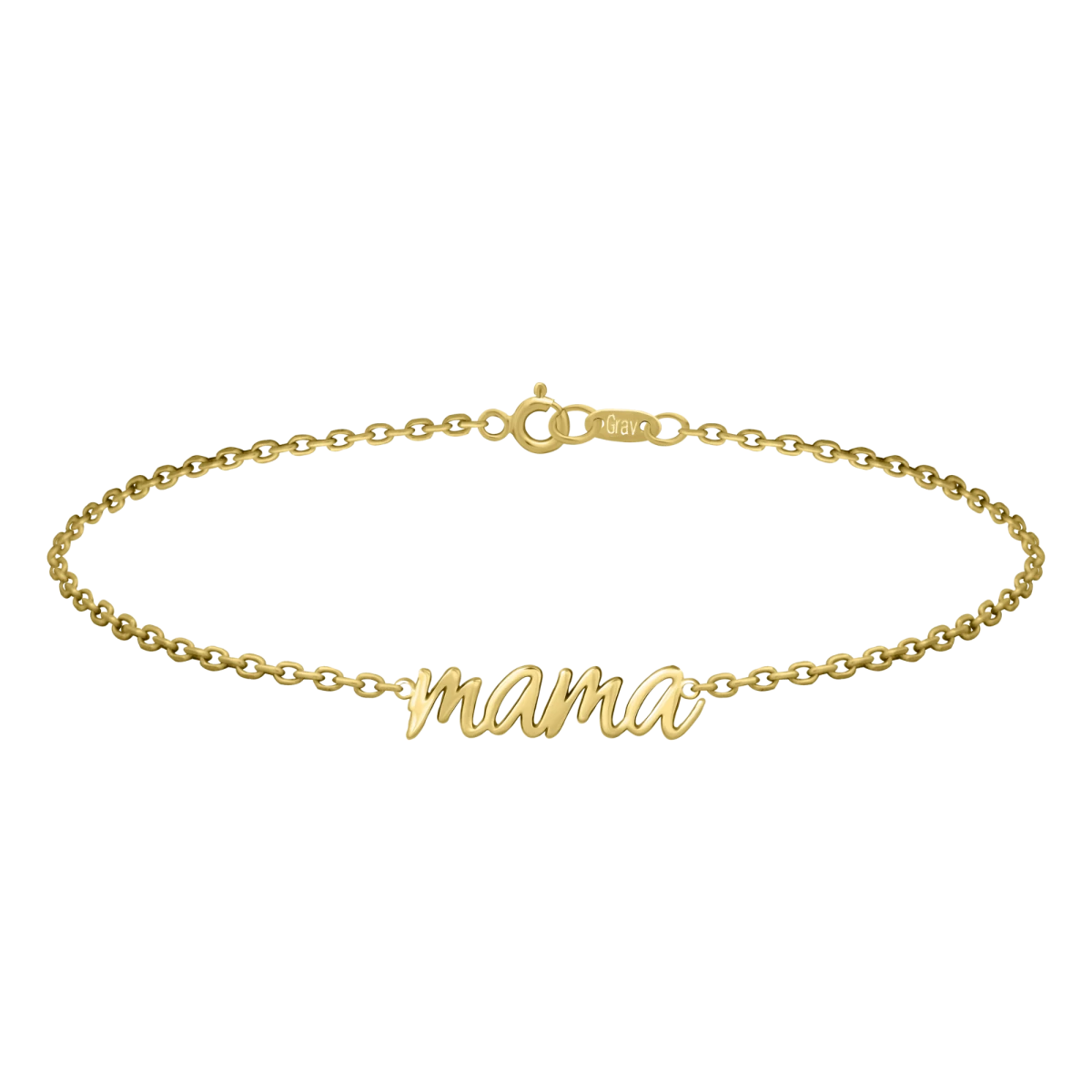 Zlatý náramok Mama 14K