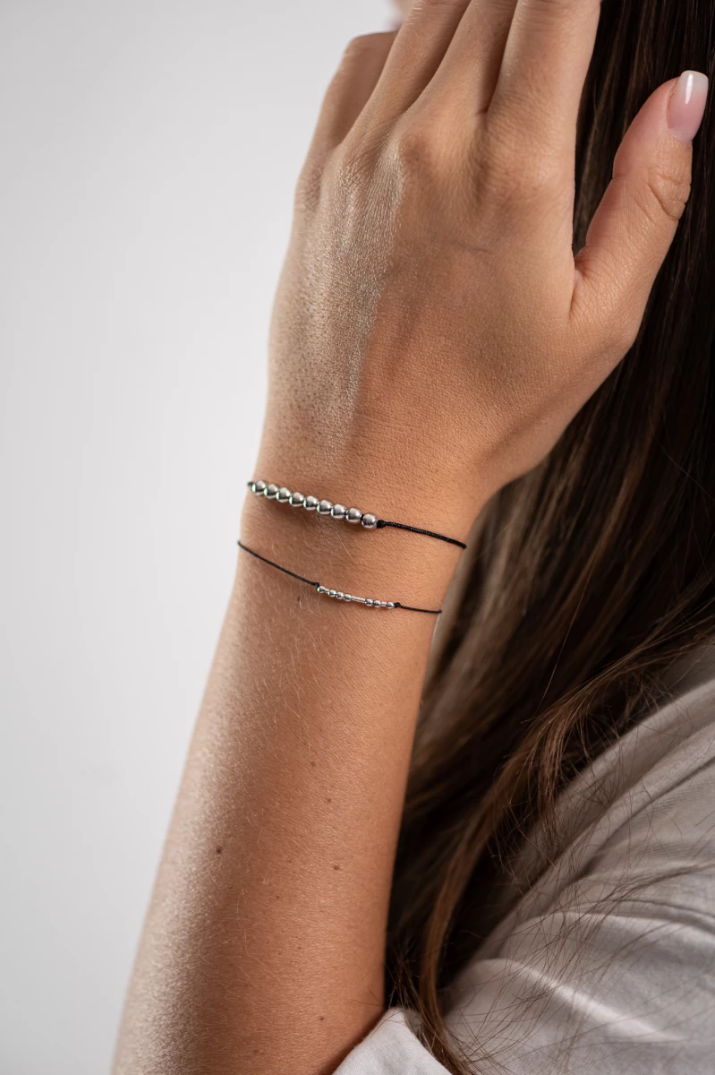 ZILIA Morse Love Strieborný náramok