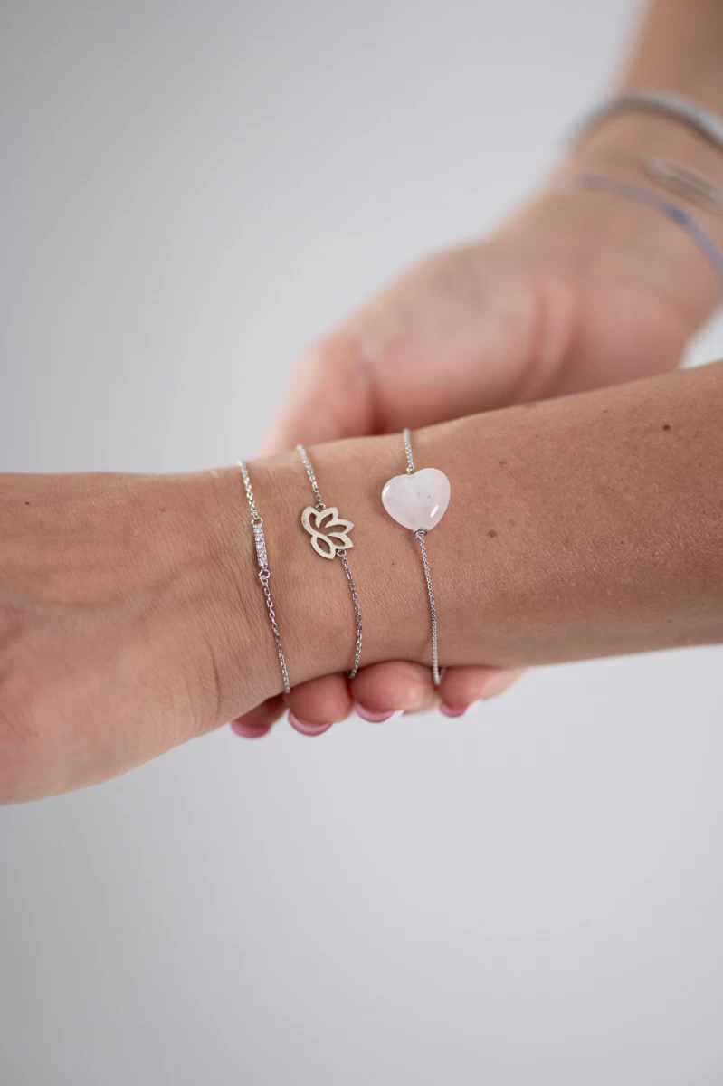 ZILIA Lotus Strieborný náramok