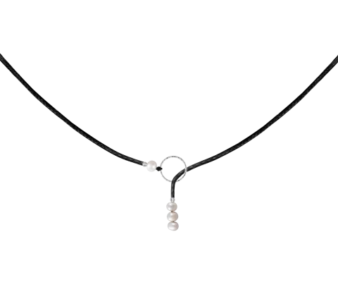 ZILIA Loop Strieborná 925 Thread Náhrdelník