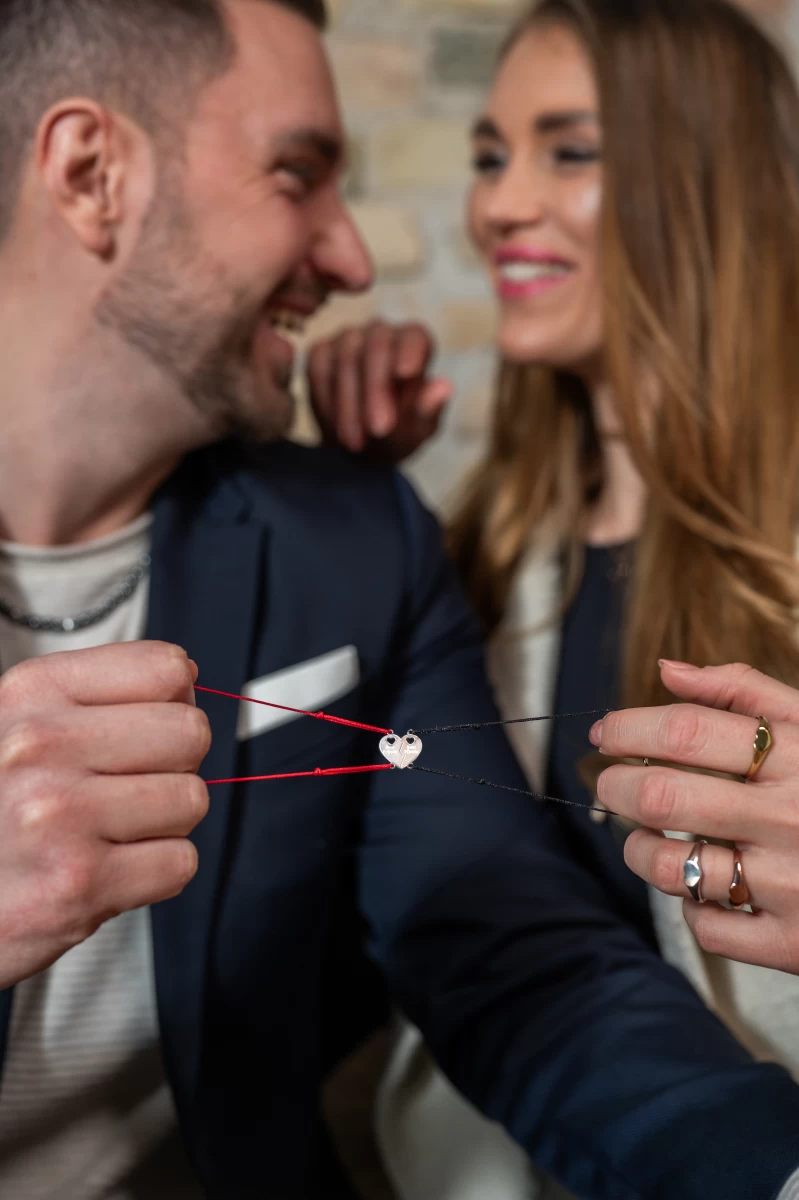 Zlatá 14K Couple Náramok ZILIA Best Friends