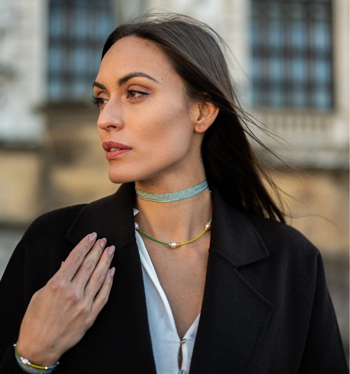 ZILIA Green Serenity Strieborný náhrdelník