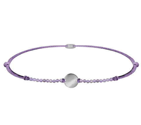 ZILIA Gemstone Circle Strieborný náramok