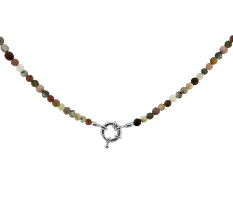 ZILIA Ashley Earth Strieborný náhrdelník