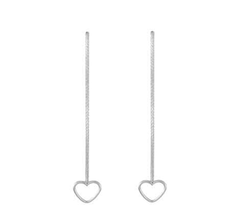 ZILIA Hearts Strieborné Náušnice