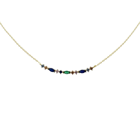 ZILIA Rainbow Strieborný náhrdelník