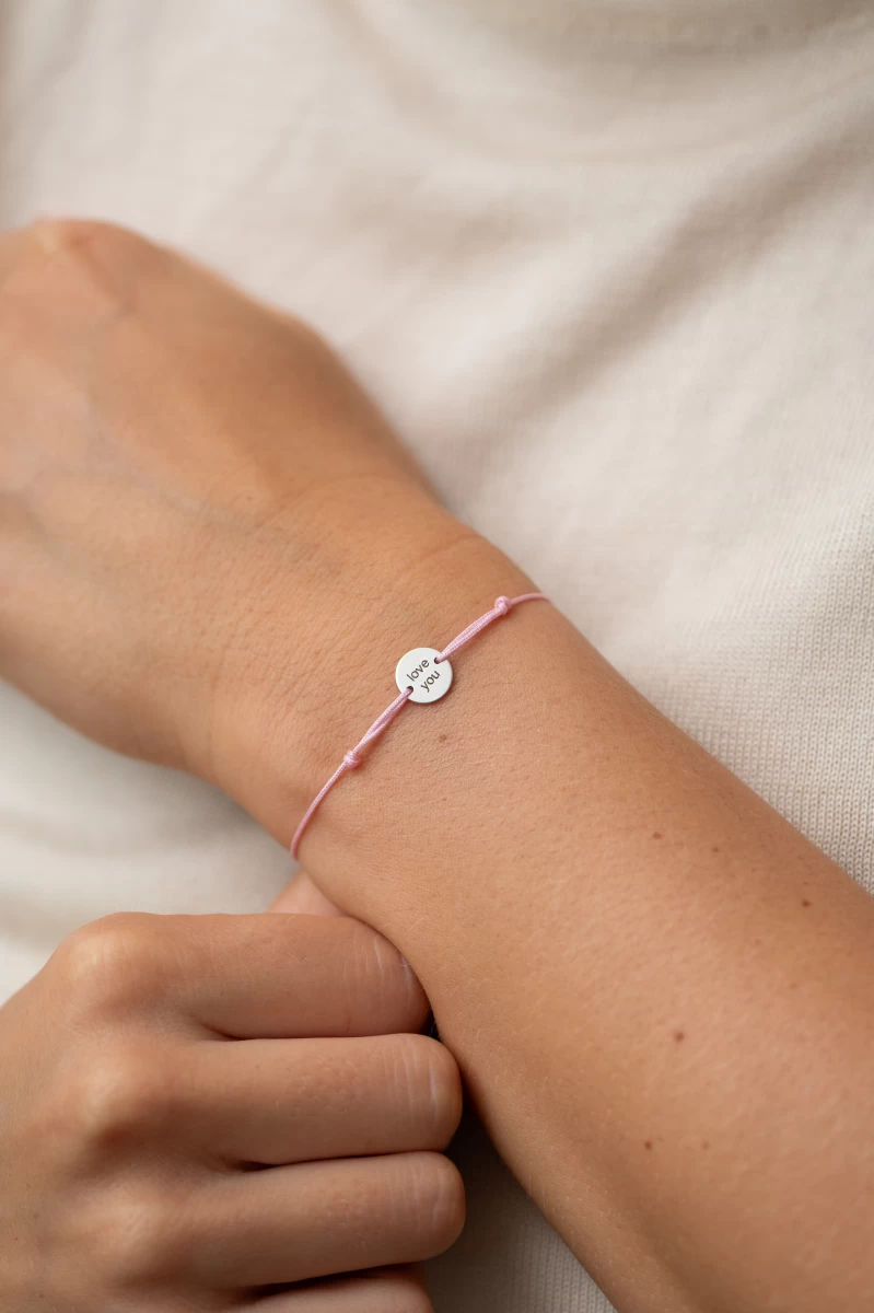 ZILIA Love You Baby Zlatá 14K Thread Náramok