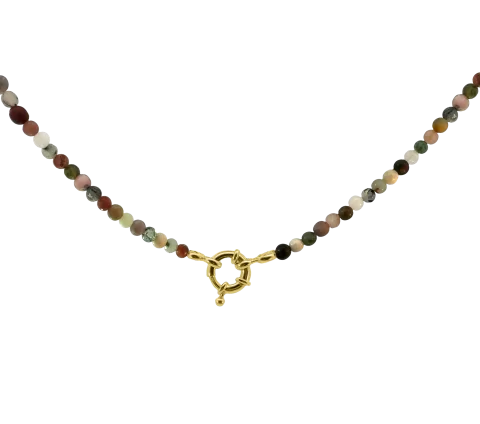 ZILIA Ashley Earth Strieborný náhrdelník