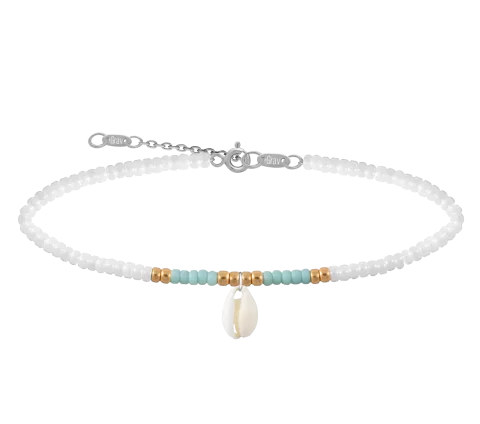 Strieborný členkový náramok ZILIA Ariel