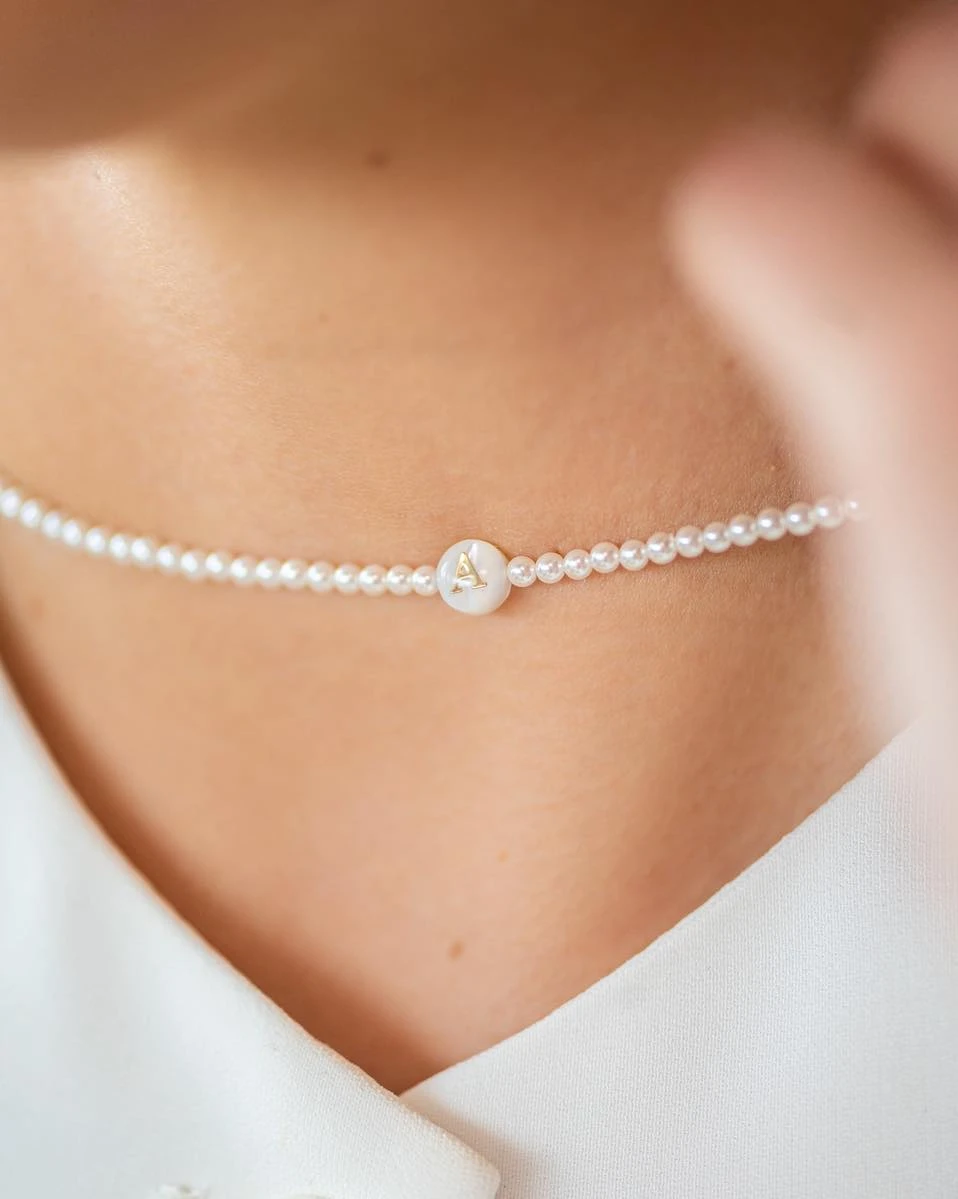 ZILIA Perla Letter ABC Strieborný náhrdelník