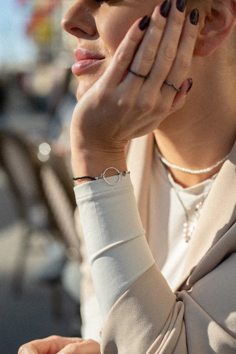 ZILIA Gemstone Quintessa Strieborný náramok