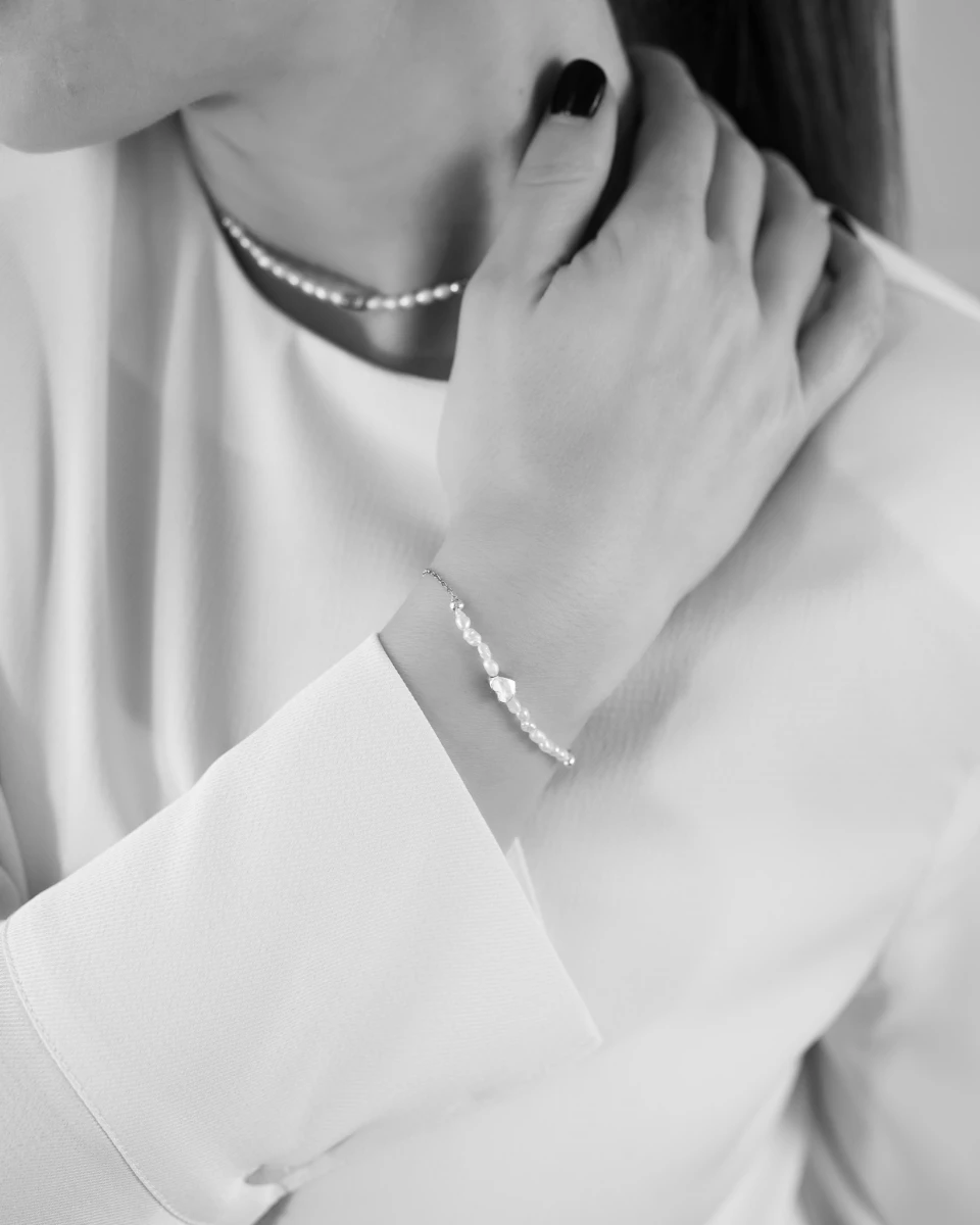 ZILIA Grace Heart Strieborný náramok