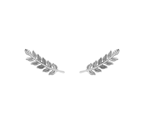 ZILIA Leaf Strieborné Náušnice