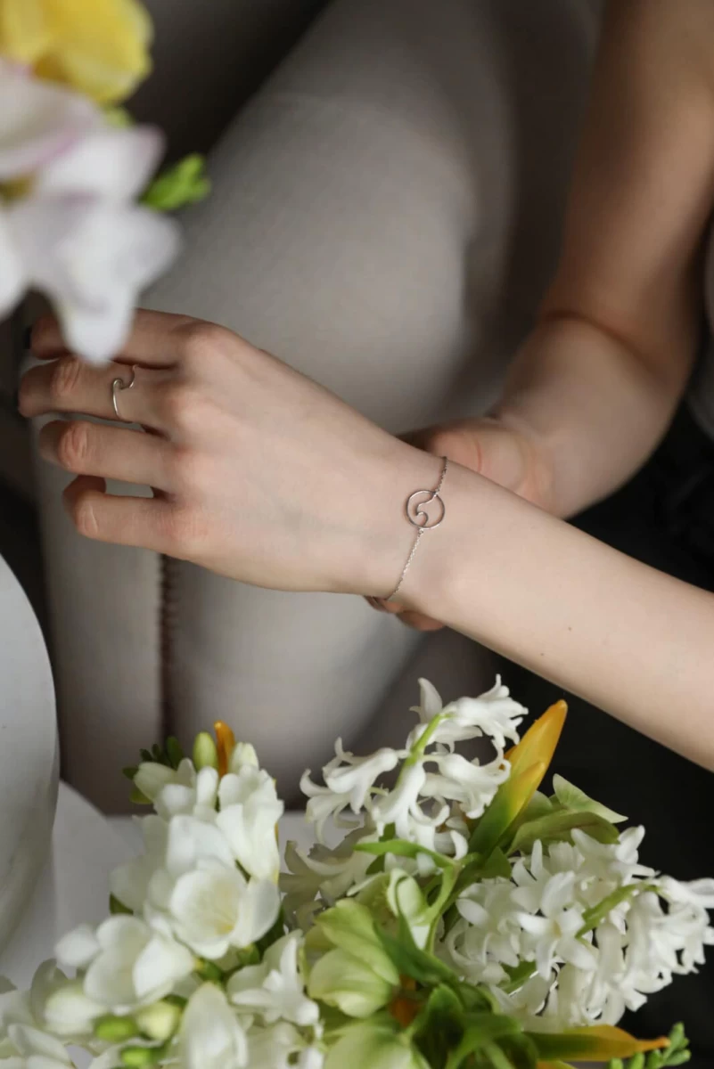 ZILIA Wave Strieborný náramok