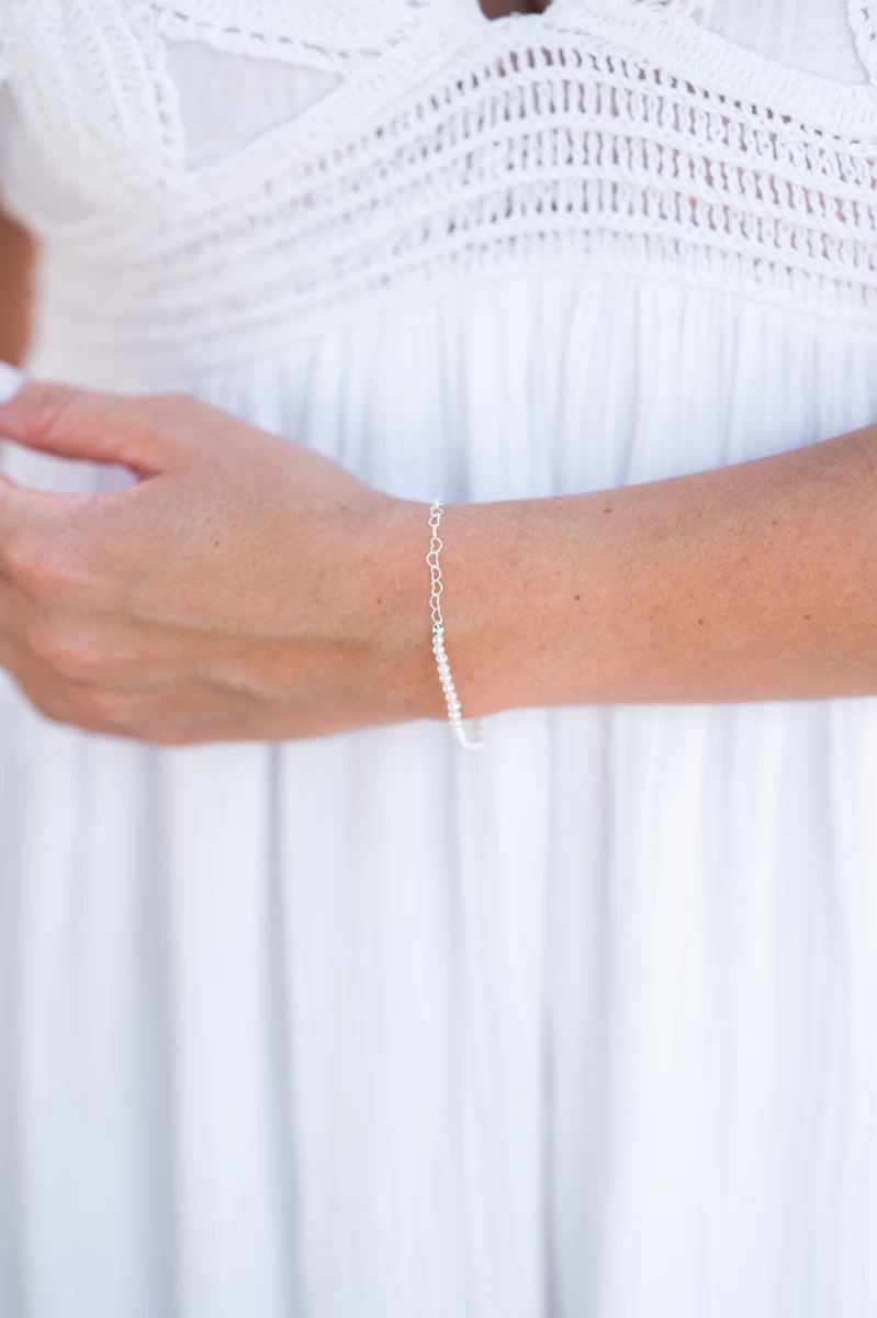 ZILIA Florance Pearl Strieborný náramok