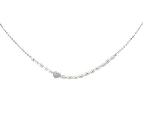 ZILIA Grace Heart Strieborný náhrdelník