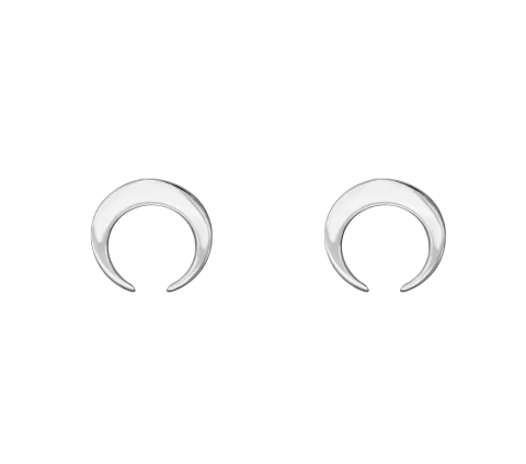 ZILIA Moons Strieborné Náušnice