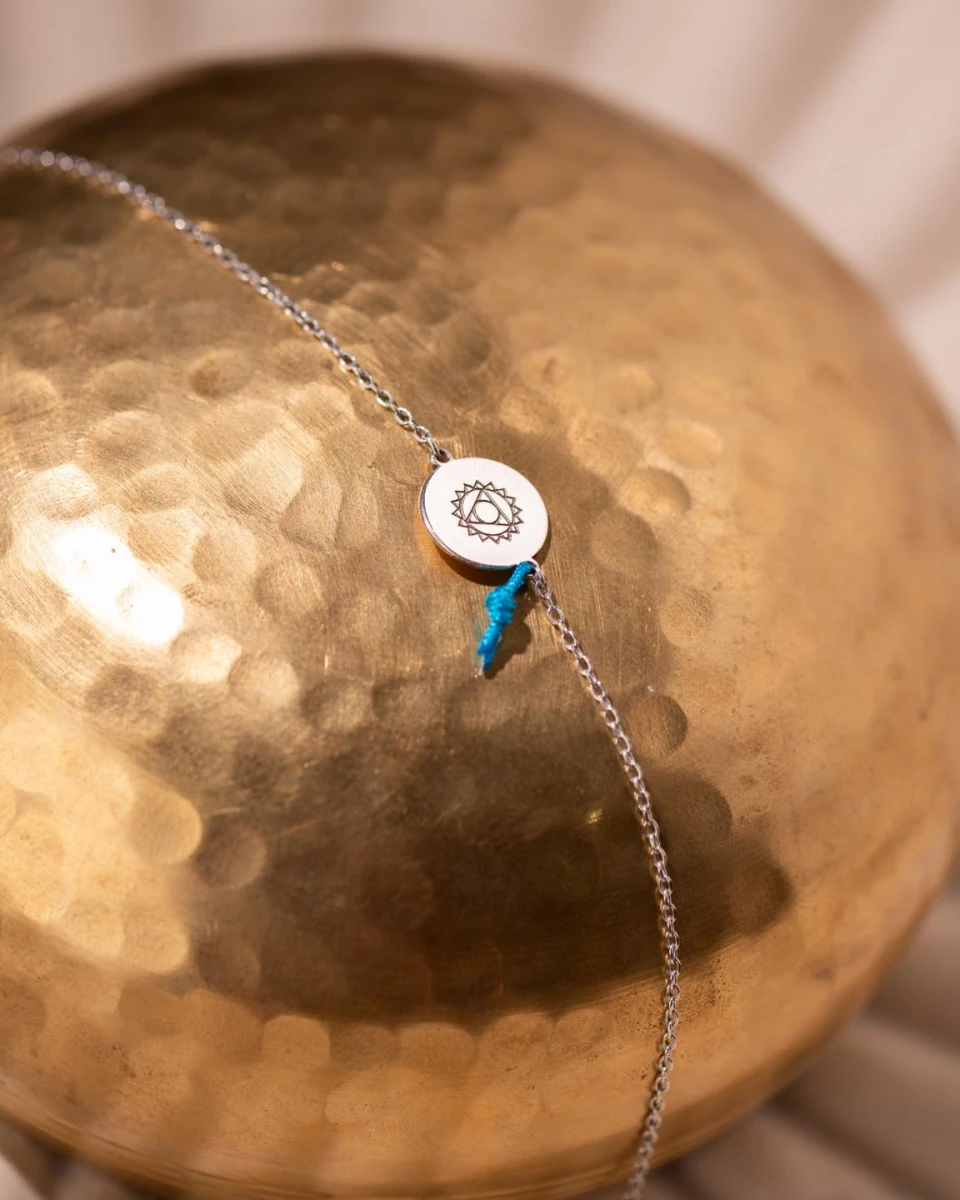 ZILIA Throat Chakra Zlatý náramok