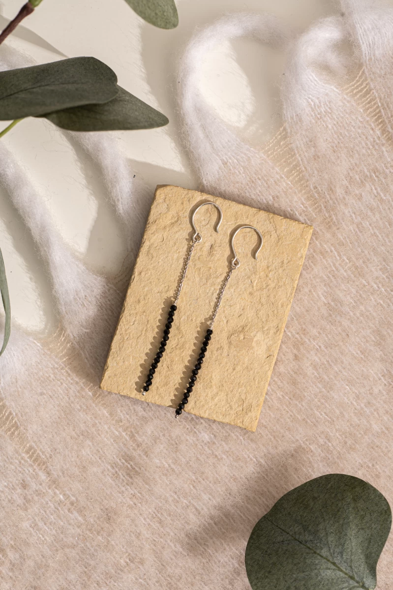 Strieborné 925 náušnice so spinelom