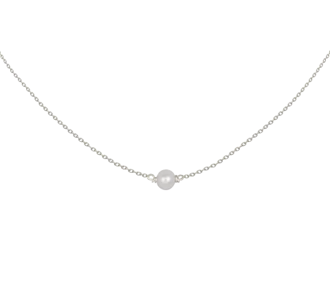 ZILIA Pearl Strieborný náhrdelník