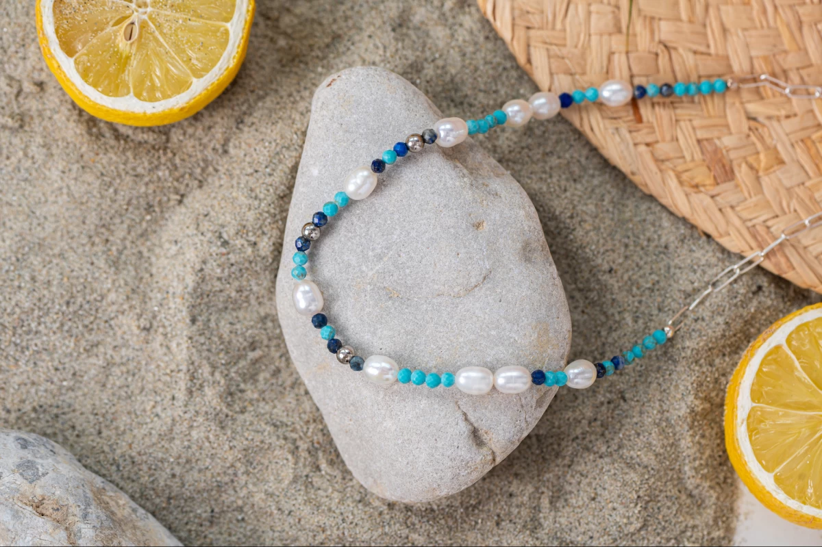 ZILIA Zelda Minearal Strieborný náhrdelník