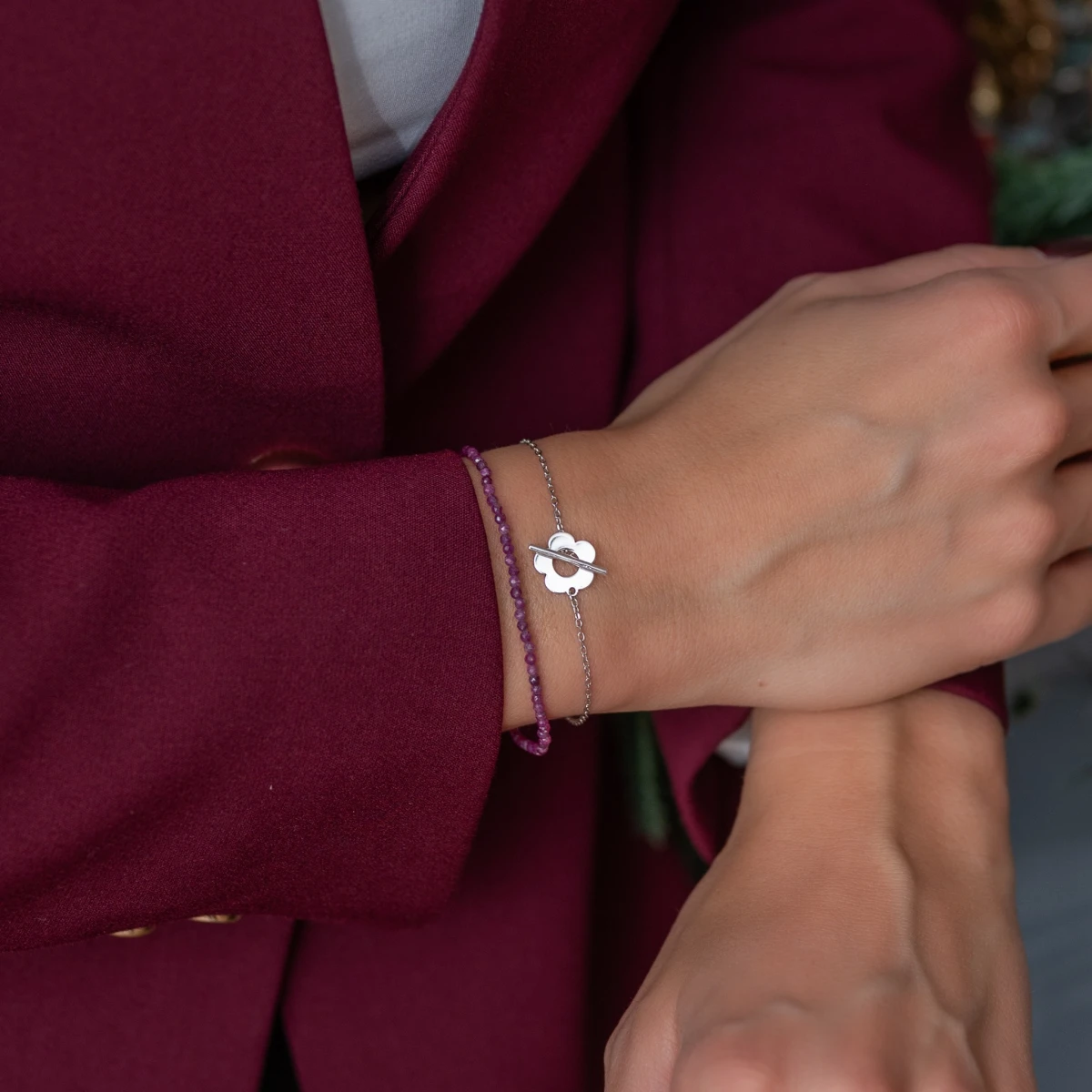 ZILIA Léa Strieborný náramok