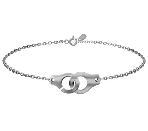 ZILIA Handcuffs Strieborný náramok