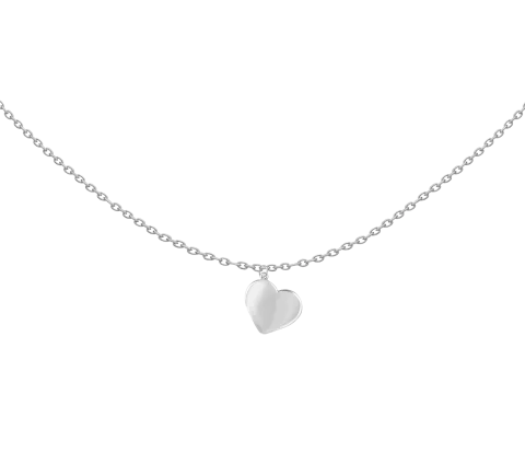 ZILIA Heart Strieborný náhrdelník