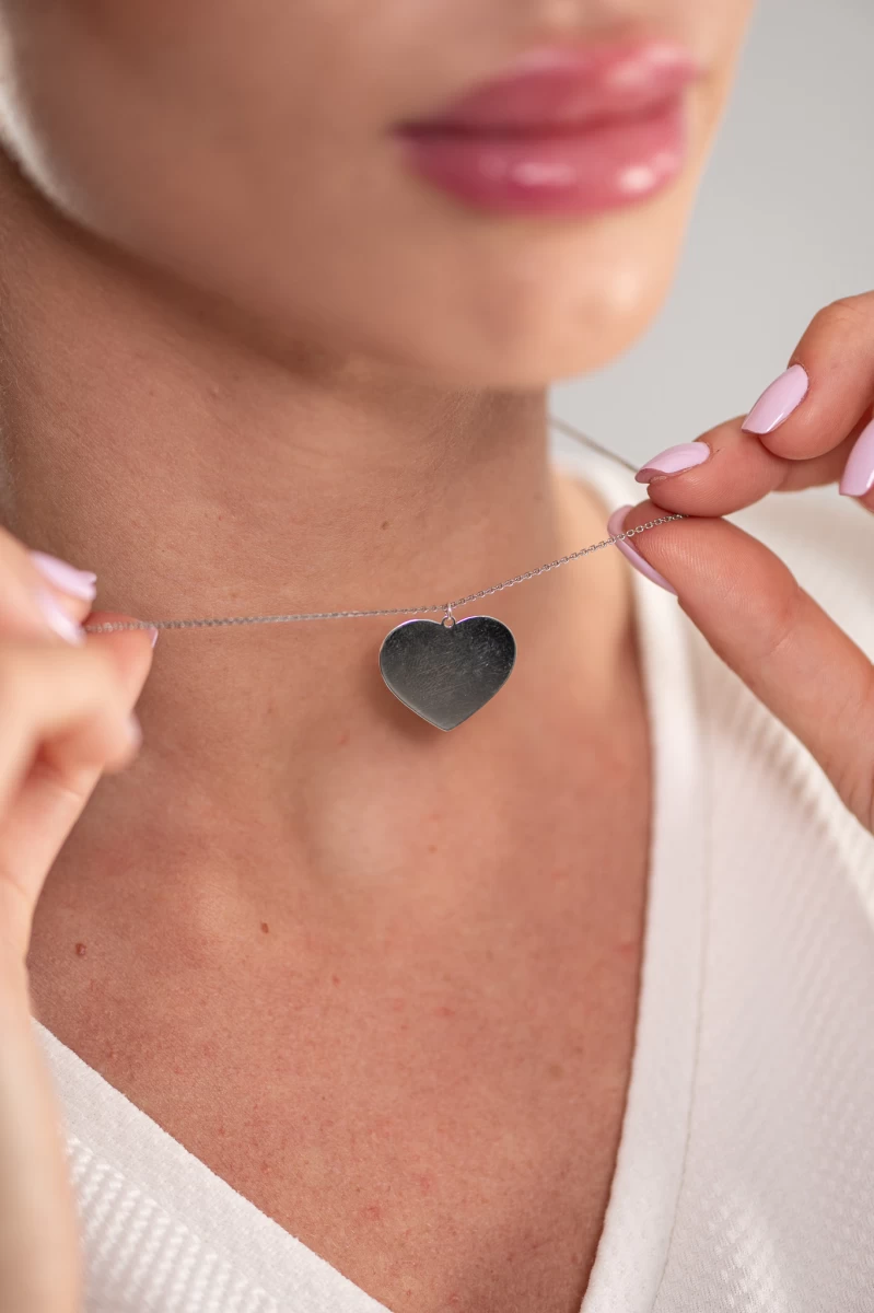 ZILIA Heart Strieborný náhrdelník