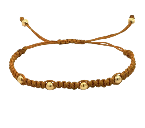 ZILIA Macrame Serene Strieborný náramok