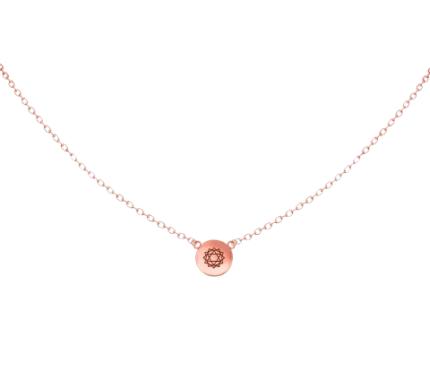 ZILIA Heart Chakra Zlatý náhrdelník