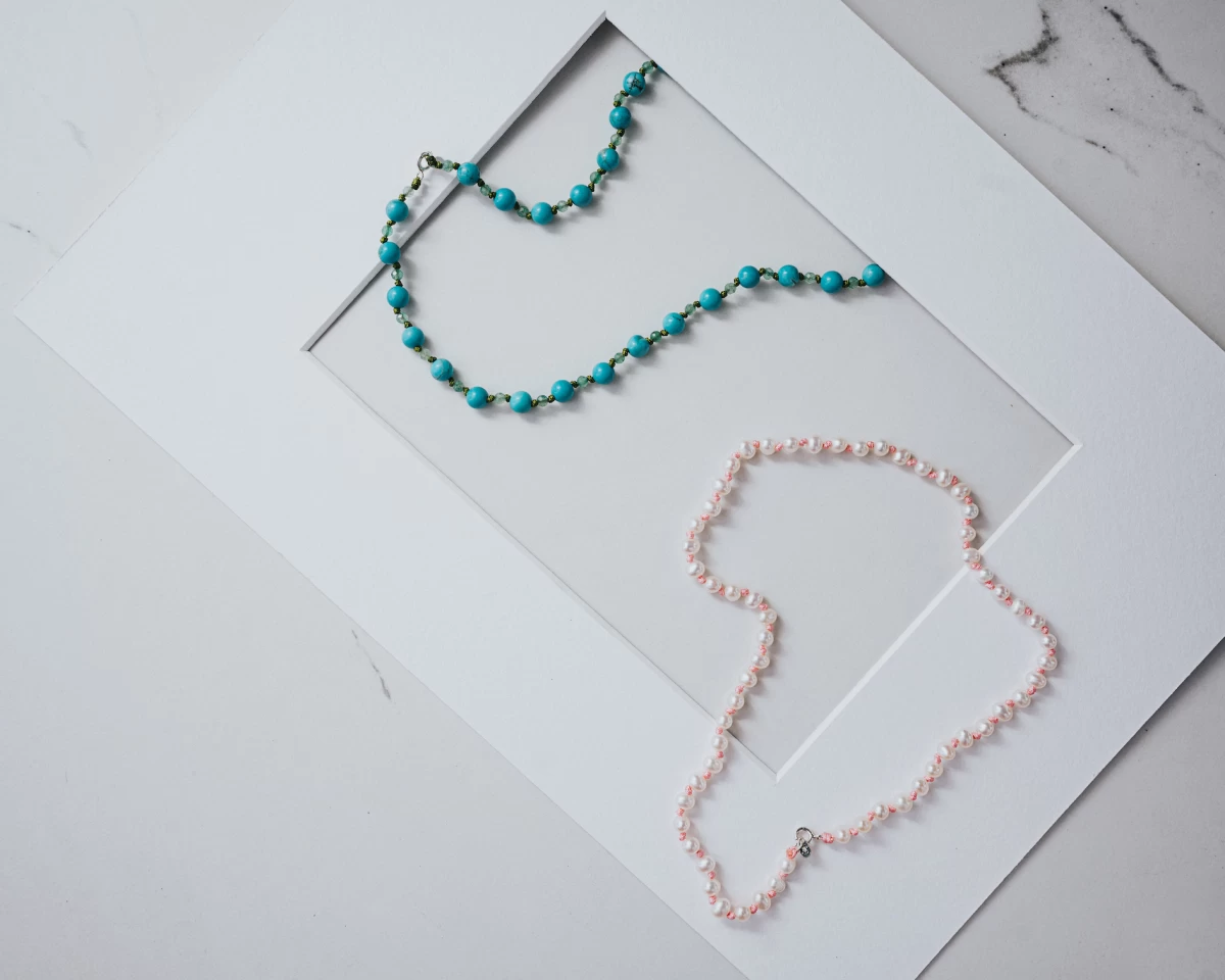 ZILIA Twist Turquiose Strieborný náhrdelník